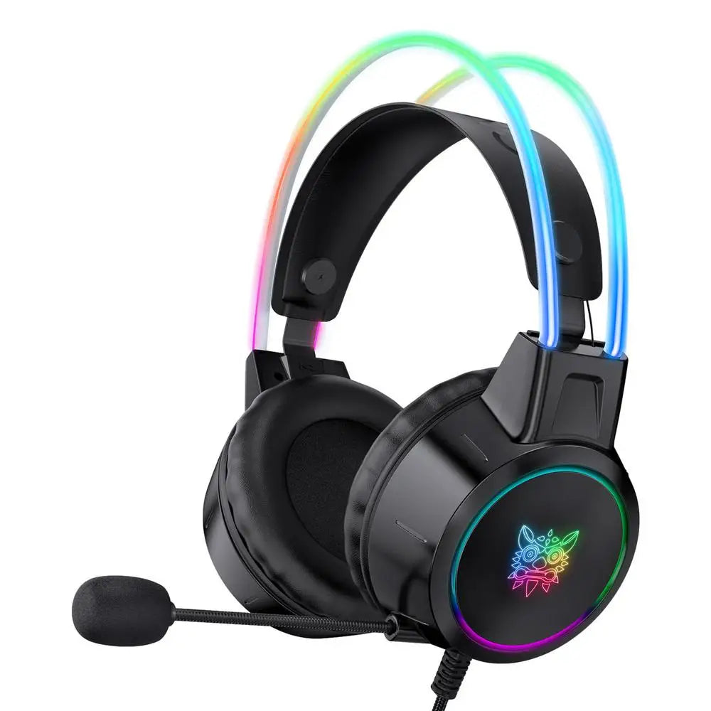 ONIKUMA K8 Gaming Headset RGB Noise Canceling Wired Headphones Gamer Headset for PC Game /Xbox One/Laptop Computer Accessories