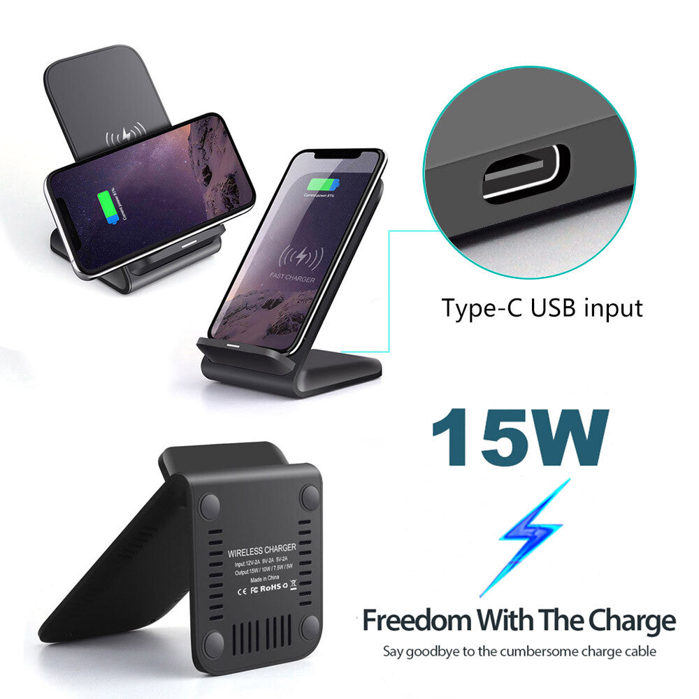 Wireless Charger Dock Charging Station 3 in 1 for Apple Watch Iphone 17 16 15 14