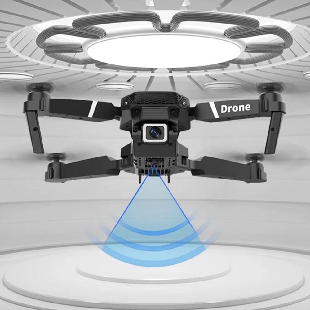 Professional Drone E88 4K Wide-Angle HD 1080P Camera Wifi FPV Height Hold Foldable RC Drone Quadrotor Helicopter Children'S Toys